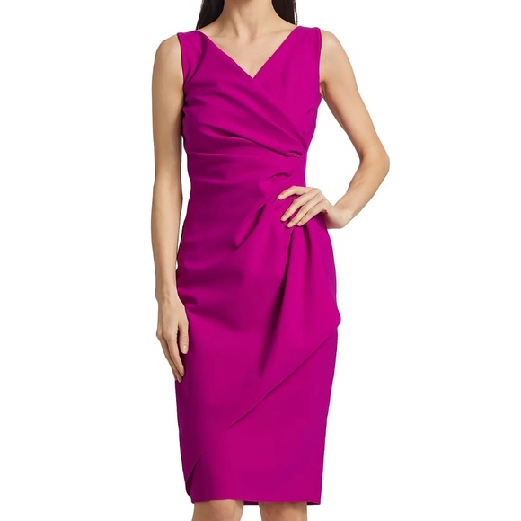 Chiara Boni  -  Charisse Ruffle Cocktail Dress - Picture 1 of 15